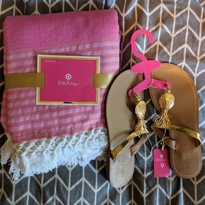Lilly Pulitzer Pink Beach Blanket